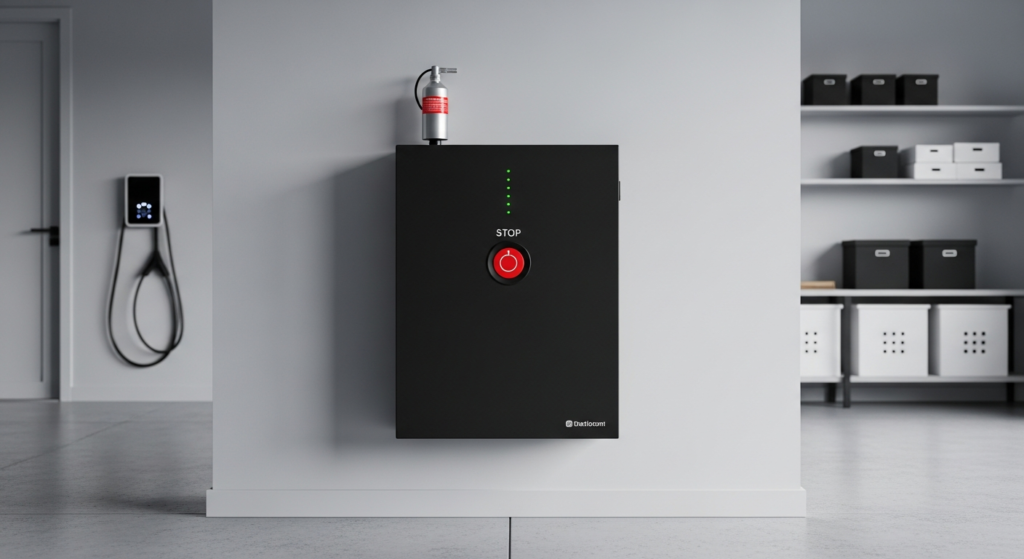 fire safety protocols for indoor residential lithium battery storage