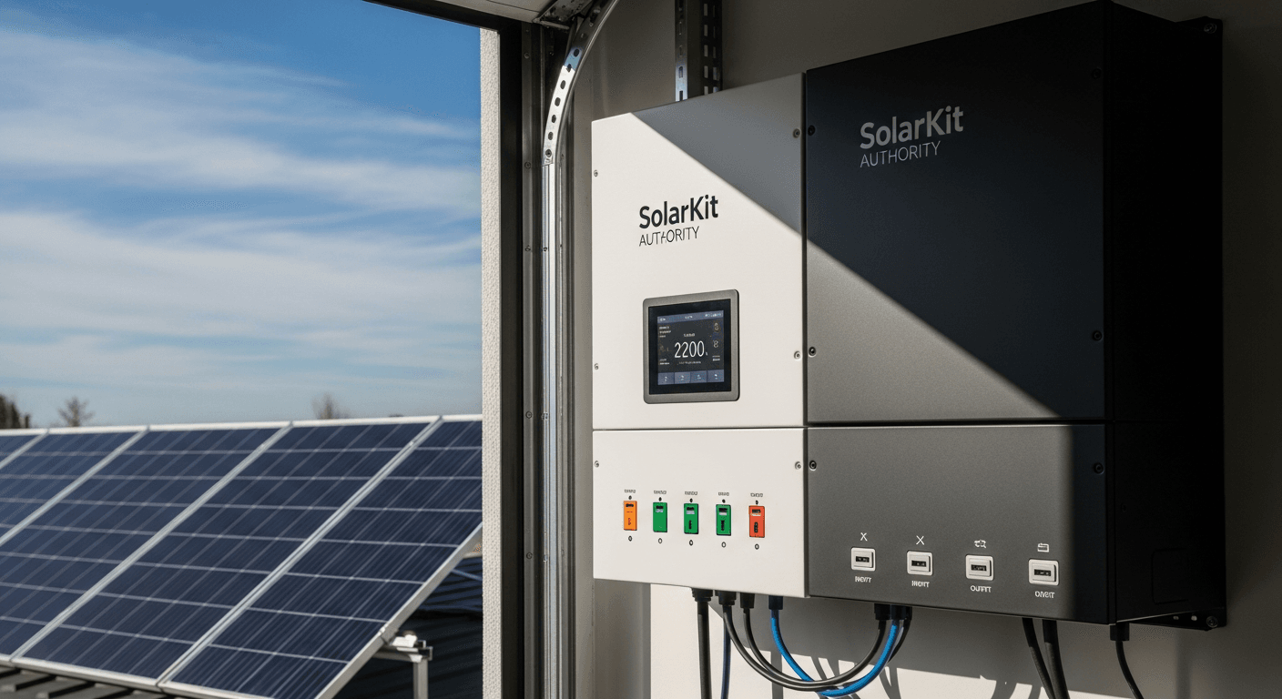 Système de stockage par batterie solaire installation et configuration premium par un technicien