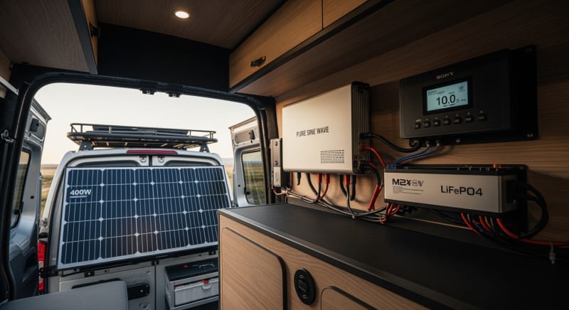 400 watt solar panel kit with battery and inverter: Best…