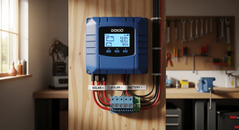 dokio solar charge controller: Expert Guide to PWM & MPPT…